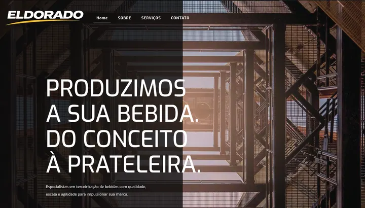 Página inicial do projeto Indústria Eldorado